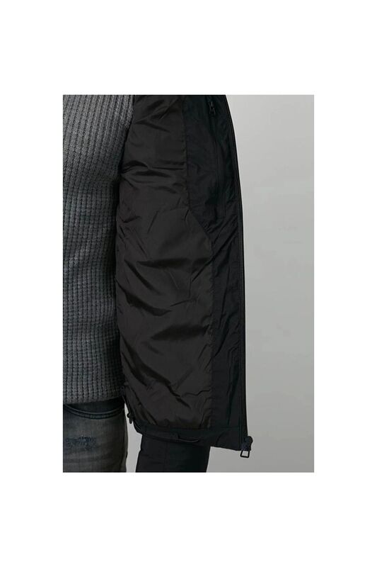 3W ML NOLAN COAT 2SN22 3PR Erkek Siyah Kaban - 101398677