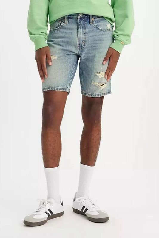 412 SLIM SHORTS MY WAY DX SHORT Erkek Mavi Şort - 39387