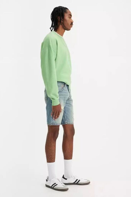 412 SLIM SHORTS MY WAY DX SHORT Erkek Mavi Şort - 39387