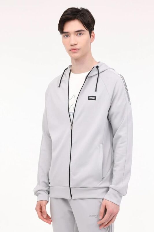 Lumberjack - 4M ML HARVES 18ITL1125 4FX Erkek Gri Sweatshirt - 101570603