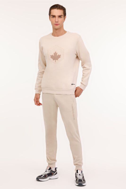 4W ML ARON 16SD4001 4PR Erkek Açık Gri Sweatshirt - L101899185