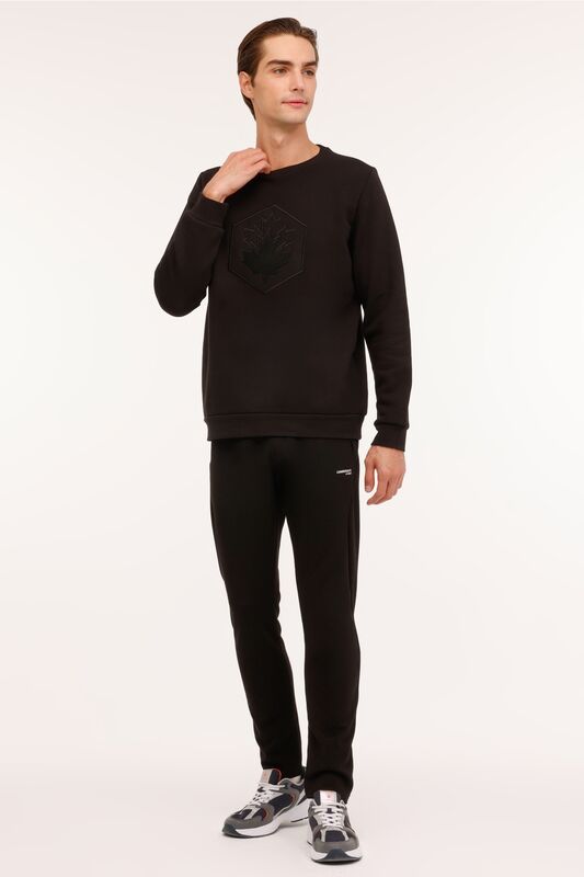 4W ML ARON 16SD4001 4PR Erkek Siyah Sweatshirt - L101899184
