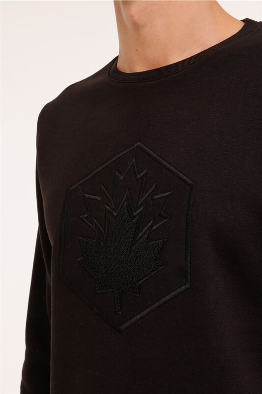 4W ML ARON 16SD4001 4PR Erkek Siyah Sweatshirt - L101899184