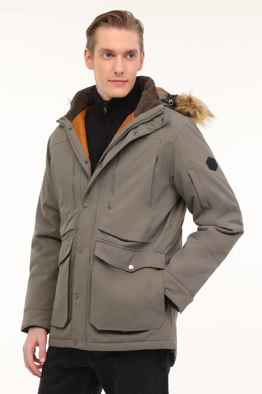 Lumberjack - 4W ML COLDIN 2-W22CYPM-01GQ Erkek Yeşil Kaban - 101813382