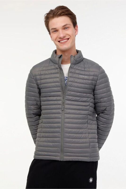 4W ML PERRY COAT 1SN21 4PR Erkek Koyu Gri Mont - L101813690