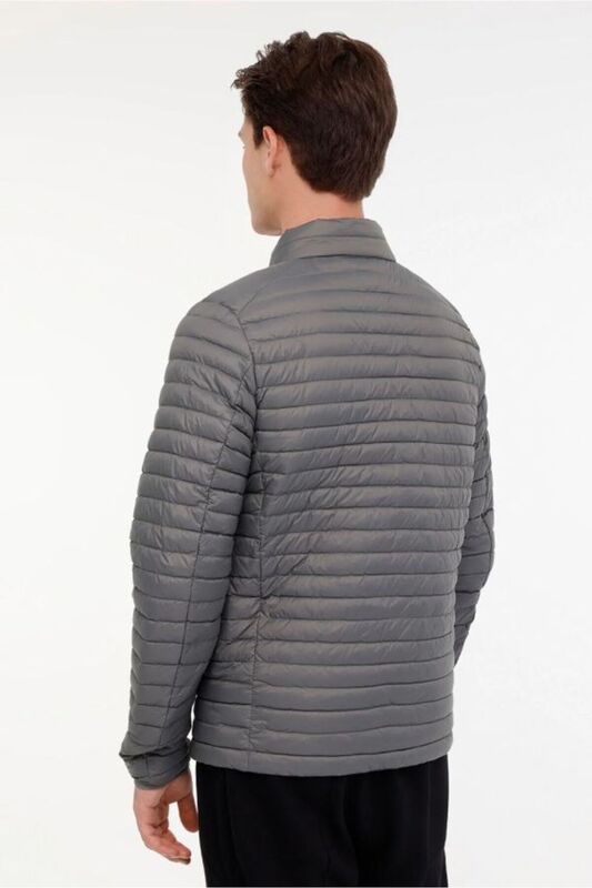 4W ML PERRY COAT 1SN21 4PR Erkek Koyu Gri Mont - L101813690