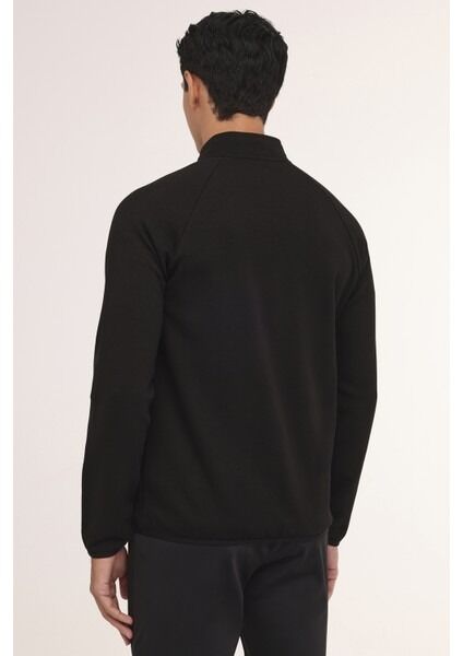 4W ML ROBERT 18ITLY70 4PR Erkek Siyah Sweatshirt - L101893605