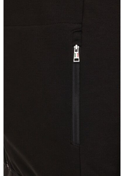 4W ML ROBERT 18ITLY70 4PR Erkek Siyah Sweatshirt - L101893605