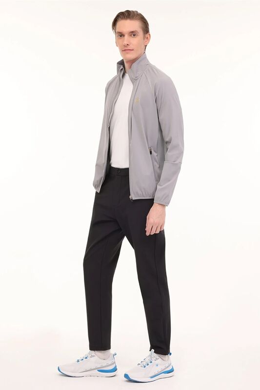 4W ML ZOME 18ITL-GD2 4PR Erkek Açık Gri Sweatshirt - L101892322