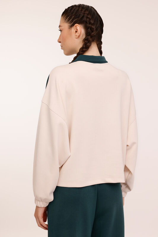 4W WL CADYNA 16KT02 4PR Kadın Yeşil Sweatshirt - L101894097