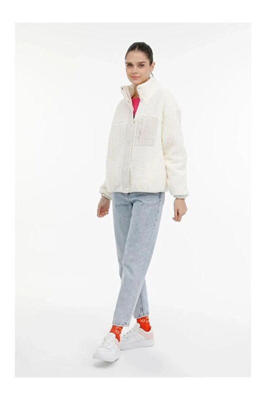 4W WL REGINA 6GF1003 4PR Kadın Bej Mont - 101784290