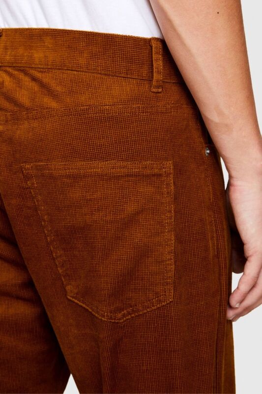 5 Cepli Regular Fit Kadife Pantolon Erkek Kahverengi T-Shirt - 323A432XSE01Q