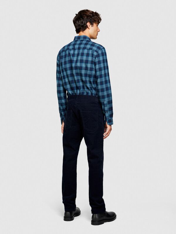 5 Cepli Regular Fit Kadife Pantolon Erkek Renkli T-Shirt - 323A432XSE01Q