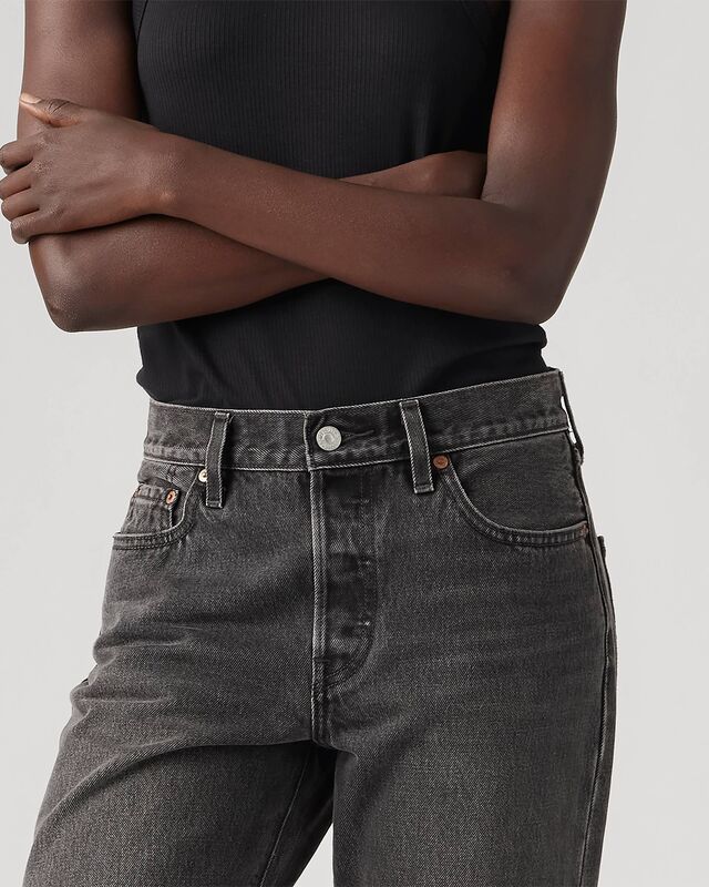 501 '90S TAKE A HINT Kadın Siyah Denim Pantolon - A1959