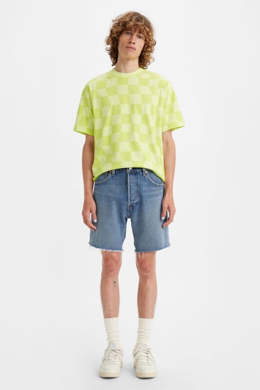 Levi's - 501 93 SHORTS IN THE DISCO SHORT Erkek Gri Denim Şort - 85221-0057