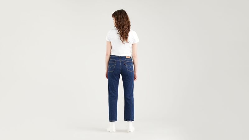 501 CROP LOCAL Kadın Mavi Denim Pantolon - A7739