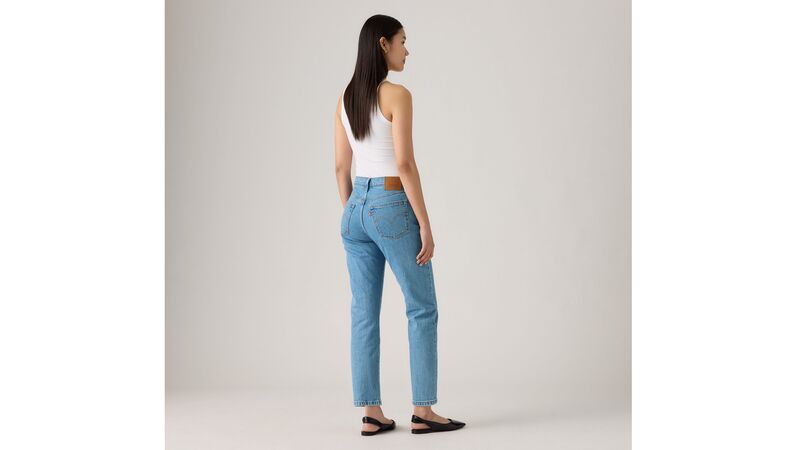 501 CROP LOCAL Kadın Mavi Denim Pantolon - A7739