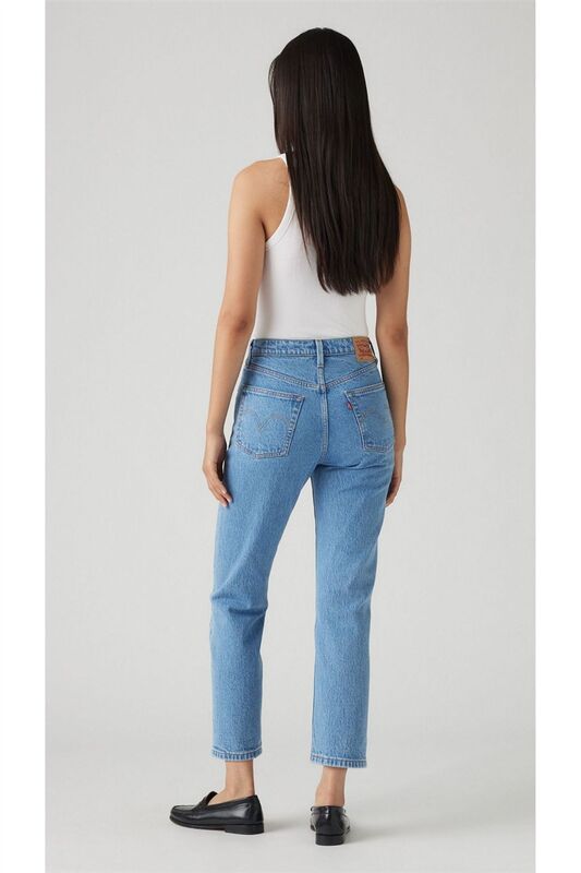 501 CROP LOCAL TR MULTIPLE CHOICE Kadın Mavi Denim Pantolon - A7739