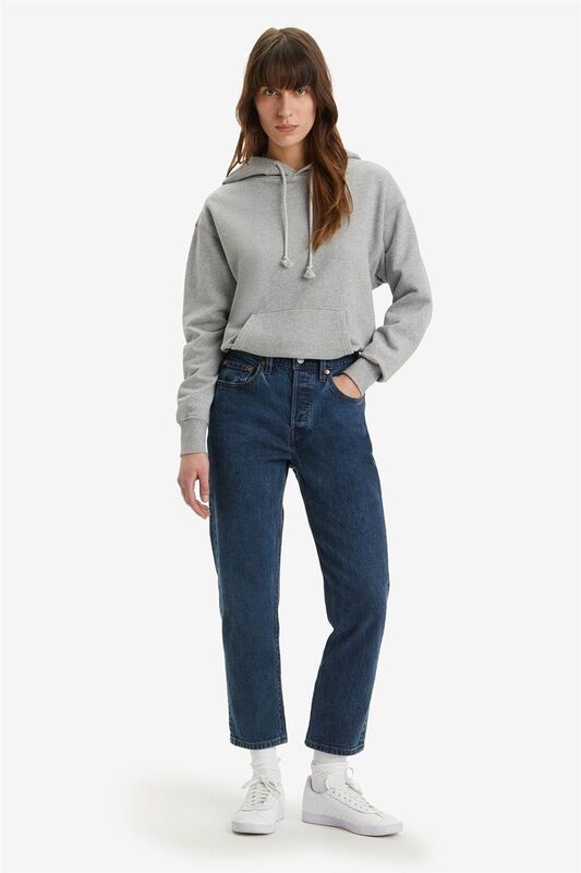 Levi's - 501 CROP LOCAL TR NO RUSH Kadın Lacivert Jean - A7739