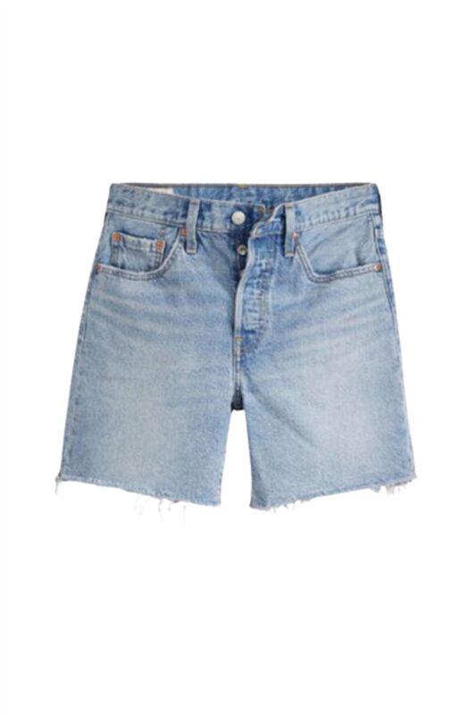 501 MID THIGH SHRT LW T FUN FLARE LIGH Kadın Mavi Şort - 003VH