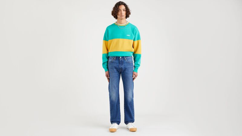 501 ORIGINAL Erkek Mavi Denim Pantolon - A7735