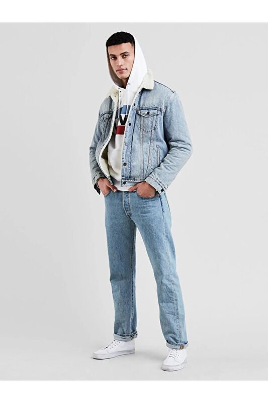 Levi's - 501 - ORIGINAL Erkek Mavi Denim Pantolon - A7735