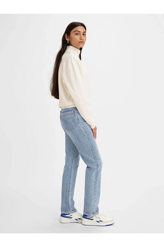 501 - ORIGINAL Kadın Bej Denim Pantolon - A7742