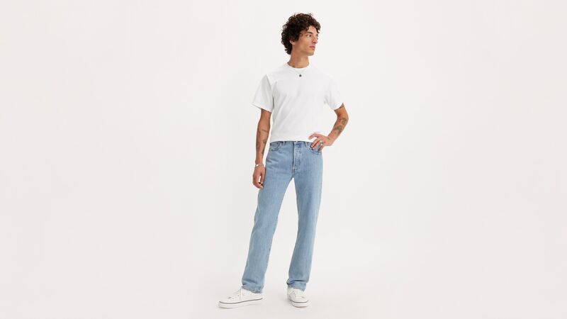 Levi's - 501 ORIGINAL LOCAL TR LIGHT SW 37749 Erkek Mavi Denim Pantolon - A7735