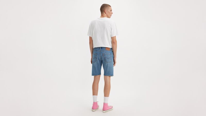 501 ORIGINAL SHORTS 9AM ON BATTERY SHO Erkek Mavi Şort - 36512
