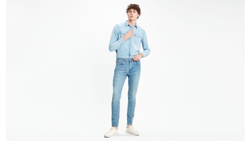 512 SLIM TAPER WAY TOO COOL Erkek Mavi Jean - 28833