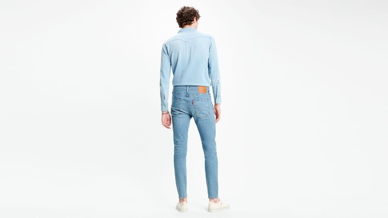 512 SLIM TAPER WAY TOO COOL Erkek Mavi Jean - 28833