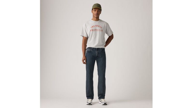 Levi's - 555 RELAXED STRAIGHT TR THE MIDNIGHT BLU Erkek Mavi Denim Pantolon - 003VA