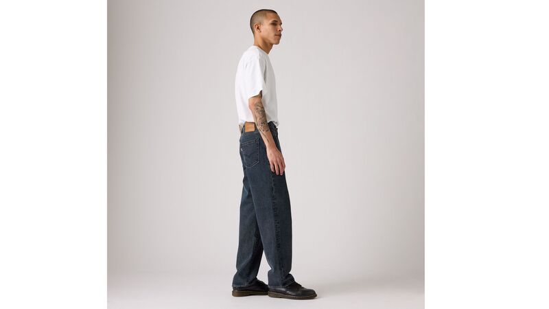 568 LOOSE SAIGHT Erkek Mavi Denim Pantolon - 005HL