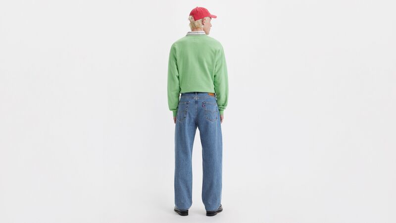 568™ LOOSE STRAIGHT BLUE ESSENTIALS Erkek Gri Jean - 29037