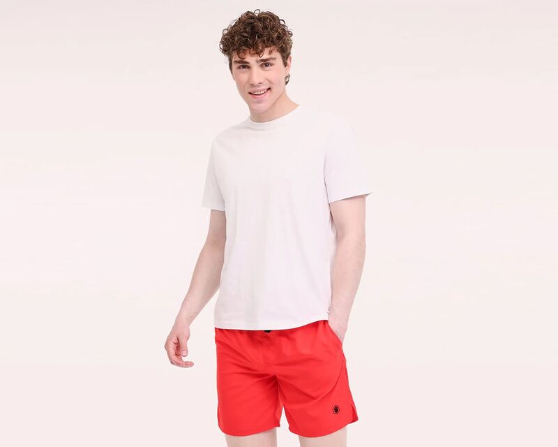 Lumberjack - 5FM ML GUSTAVO 19CT483 5FX Erkek Kırmızı Deniz Şortu - 101983003