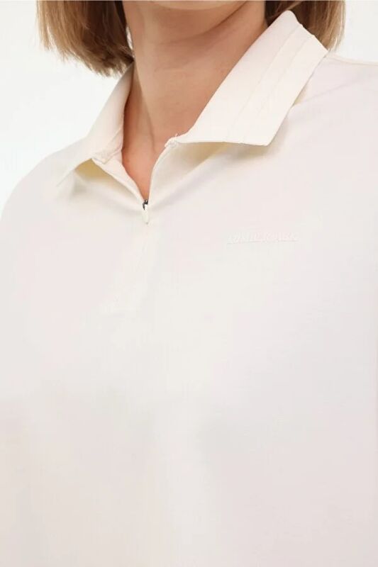 5FM WL JUB 12BKK81 5FX Kadın Beyaz Polo - 101952356