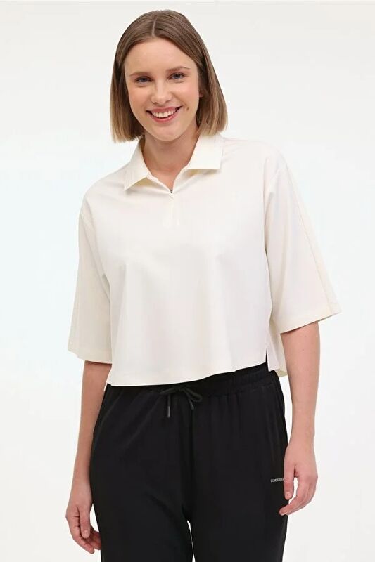 Lumberjack - 5FM WL JUB 12BKK81 5FX Kadın Beyaz Polo - 101952356