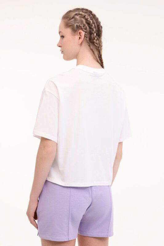 5FM WL YASHI 11F213 5FX Kadın Beyaz T-Shirt - 102006278