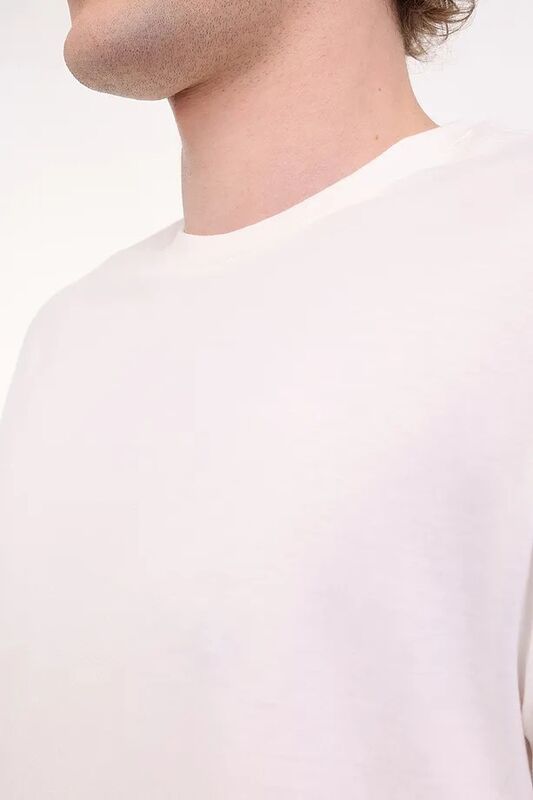 5M MB CT110 PM C NK T-SH 5FX Erkek Beyaz T-Shirt - 101939416