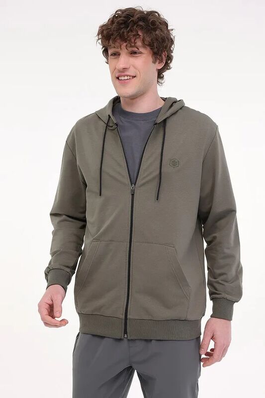 5M MB SN72 FZ HOD 5FX Erkek Yeşil Sweatshirt - 101939603