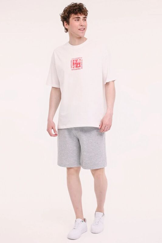 5M ML JON 11HL113 5FX Erkek Beyaz T-Shirt - 102006154