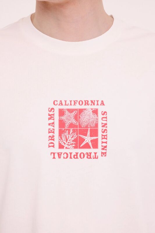 5M ML JON 11HL113 5FX Erkek Beyaz T-Shirt - 102006154