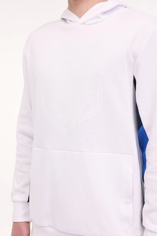 5M ML MATTE 17ITL442 5FX Erkek Beyaz Sweatshirt - 101940290