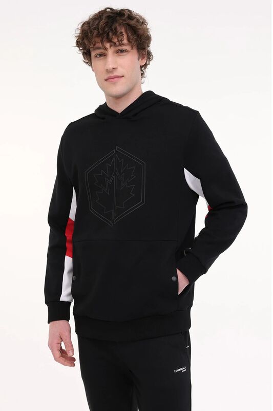 Lumberjack - 5M ML MATTE 17ITL442 5FX Erkek Siyah Sweatshirt - 101940288