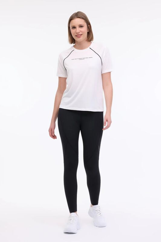 5M WL ANISA 11MS425 5FX Kadın Beyaz T-Shirt - 101940864