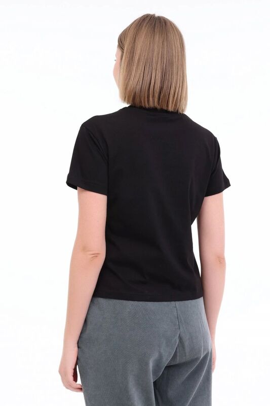 5M WL ANNA 11 5FX Kadın Siyah T-Shirt - 101931824