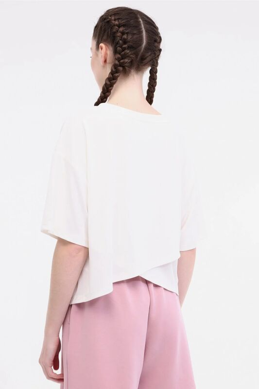 5M WL PAOLA 11MS451 5FX Kadın Bej T-Shirt - 101941196