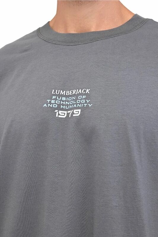 5MML HENRY 12FL-14 5FX Erkek Gri T-Shirt - 102007154