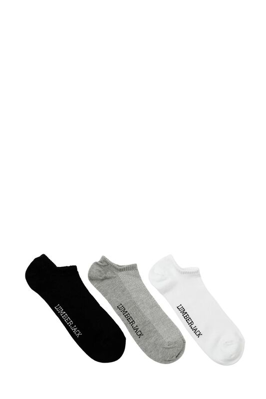 Lumberjack - 5W MB AVVA 3LU 32PTK1 5PR Erkek Siyah Çorap - 102033071