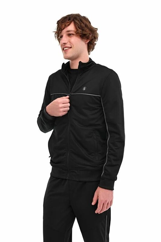 5W MB CT176 LEON T.SUIT 5PR Erkek Siyah Eşofman Takımı - 102024300